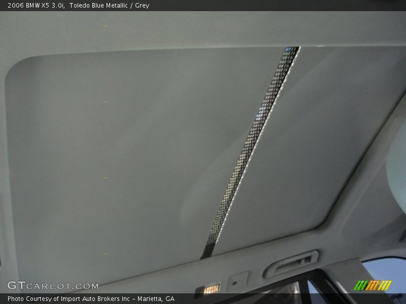 Toledo Blue Metallic / Grey 2006 BMW X5 3.0i