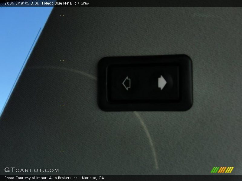 Toledo Blue Metallic / Grey 2006 BMW X5 3.0i