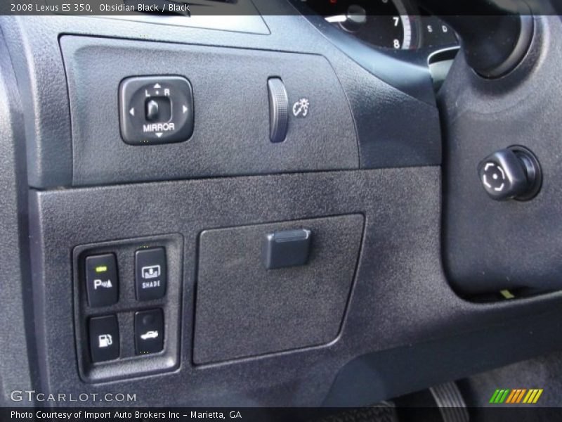 Obsidian Black / Black 2008 Lexus ES 350