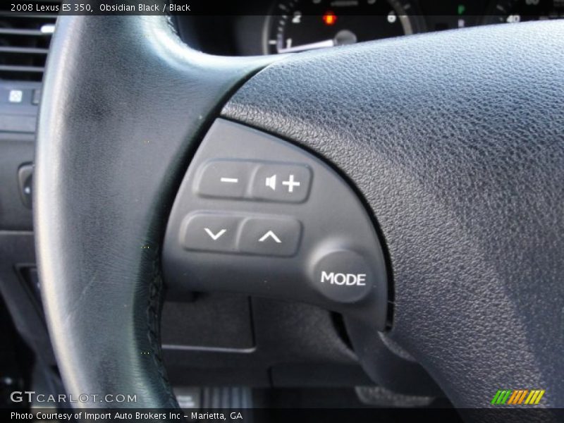 Obsidian Black / Black 2008 Lexus ES 350