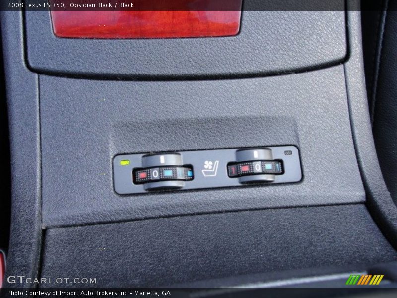 Obsidian Black / Black 2008 Lexus ES 350