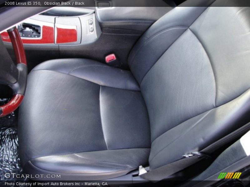 Obsidian Black / Black 2008 Lexus ES 350