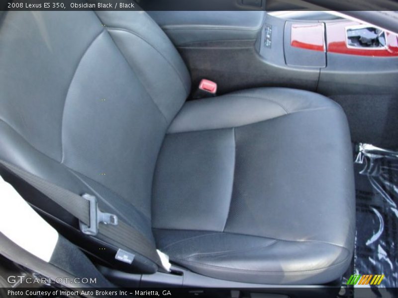 Obsidian Black / Black 2008 Lexus ES 350