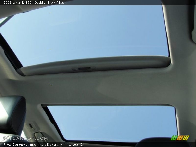 Obsidian Black / Black 2008 Lexus ES 350