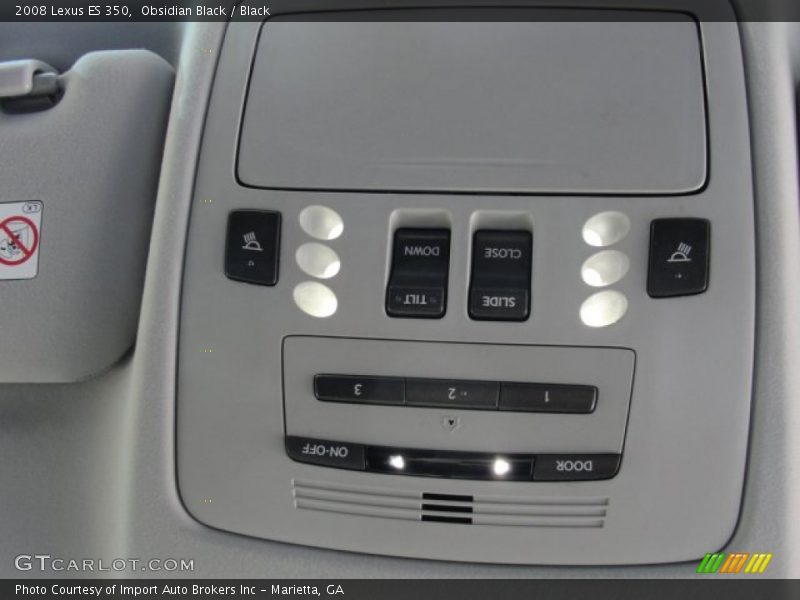 Obsidian Black / Black 2008 Lexus ES 350