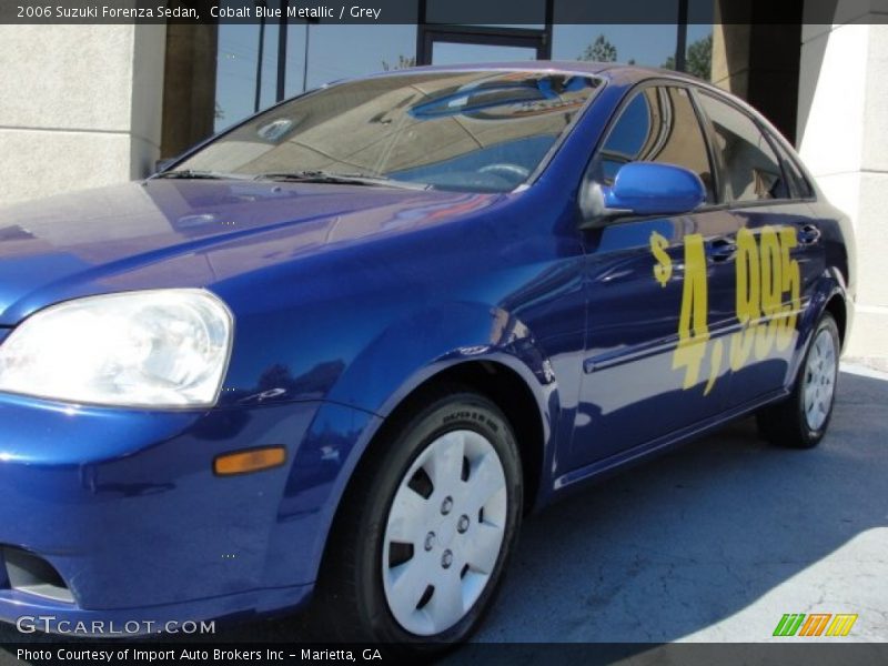 Cobalt Blue Metallic / Grey 2006 Suzuki Forenza Sedan