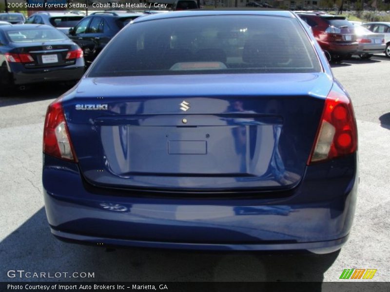 Cobalt Blue Metallic / Grey 2006 Suzuki Forenza Sedan