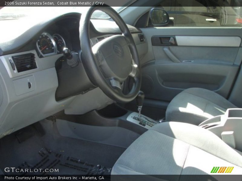 Cobalt Blue Metallic / Grey 2006 Suzuki Forenza Sedan