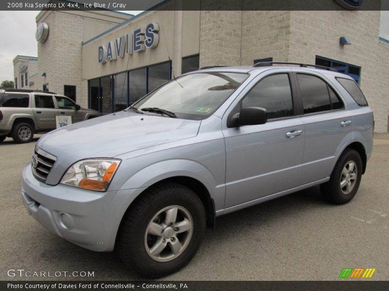 Ice Blue / Gray 2008 Kia Sorento LX 4x4
