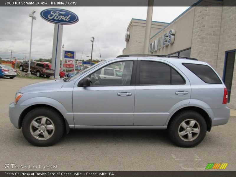 Ice Blue / Gray 2008 Kia Sorento LX 4x4