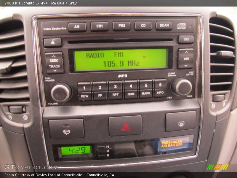 Ice Blue / Gray 2008 Kia Sorento LX 4x4