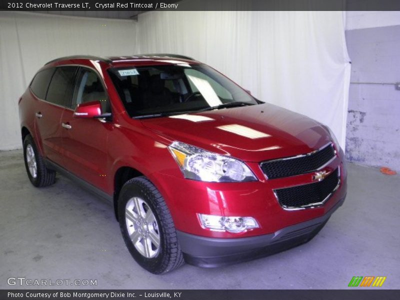 Crystal Red Tintcoat / Ebony 2012 Chevrolet Traverse LT