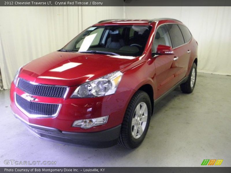 Crystal Red Tintcoat / Ebony 2012 Chevrolet Traverse LT