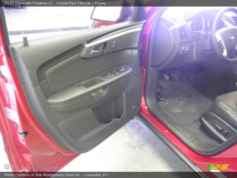 Crystal Red Tintcoat / Ebony 2012 Chevrolet Traverse LT