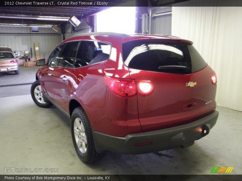 Crystal Red Tintcoat / Ebony 2012 Chevrolet Traverse LT