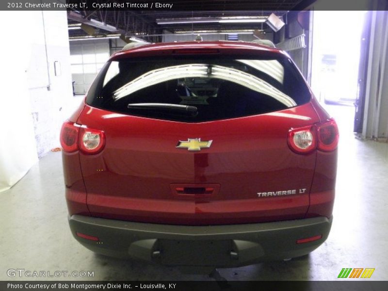 Crystal Red Tintcoat / Ebony 2012 Chevrolet Traverse LT