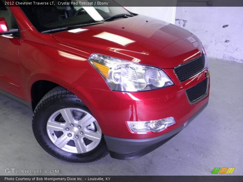 Crystal Red Tintcoat / Ebony 2012 Chevrolet Traverse LT