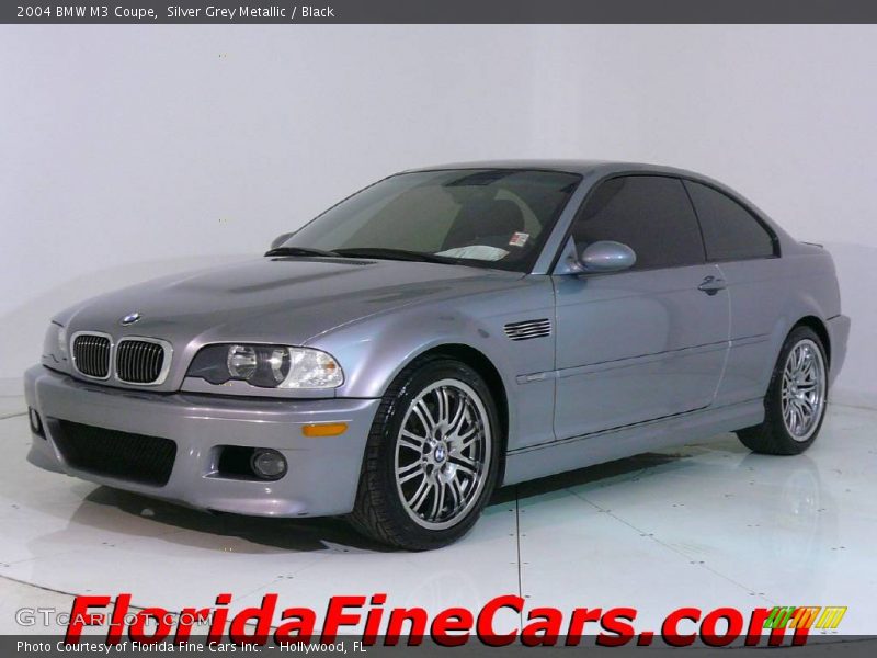 Silver Grey Metallic / Black 2004 BMW M3 Coupe