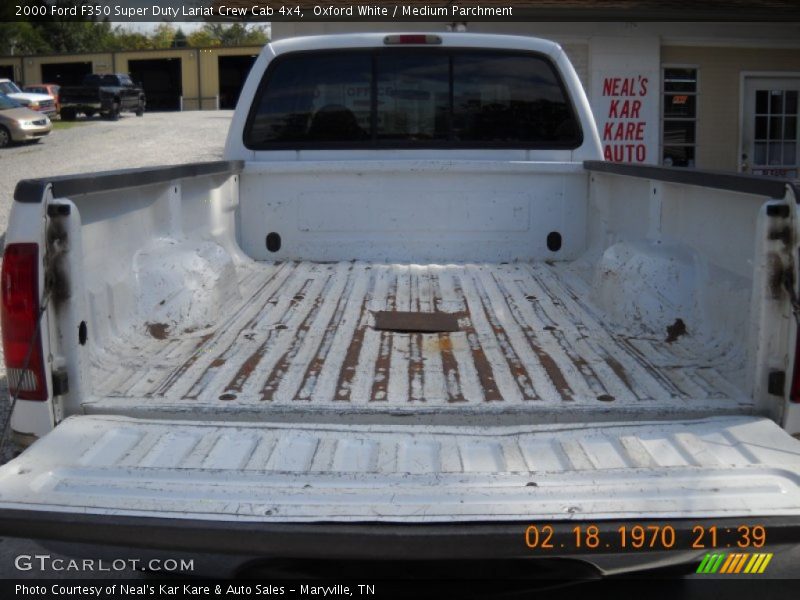 Oxford White / Medium Parchment 2000 Ford F350 Super Duty Lariat Crew Cab 4x4