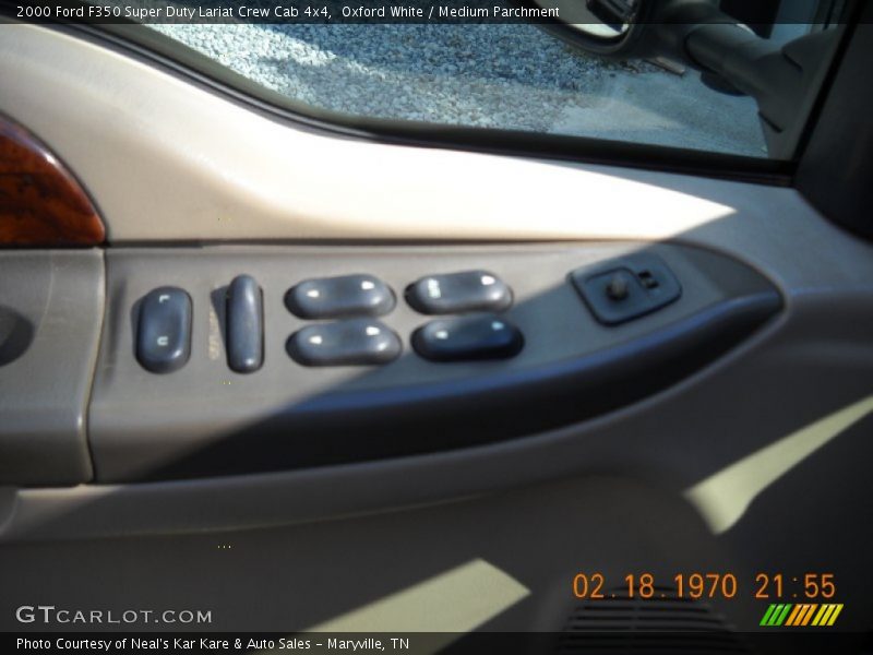 Oxford White / Medium Parchment 2000 Ford F350 Super Duty Lariat Crew Cab 4x4