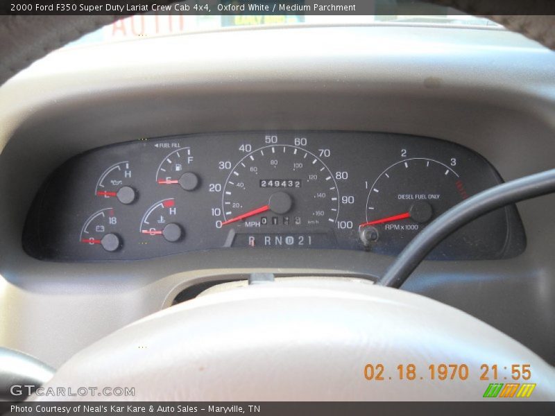  2000 F350 Super Duty Lariat Crew Cab 4x4 Lariat Crew Cab 4x4 Gauges