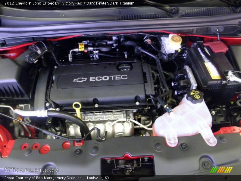  2012 Sonic LT Sedan Engine - 1.8 Liter DOHC 16-Valve VVT 4 Cylinder