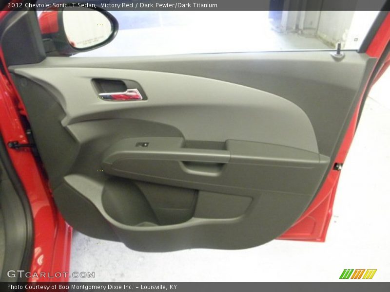 Victory Red / Dark Pewter/Dark Titanium 2012 Chevrolet Sonic LT Sedan