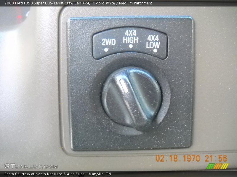 Oxford White / Medium Parchment 2000 Ford F350 Super Duty Lariat Crew Cab 4x4
