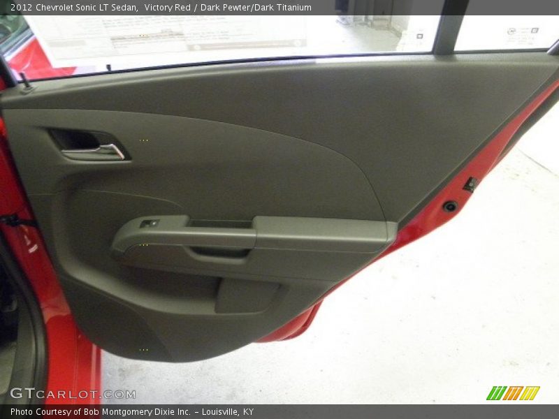 Victory Red / Dark Pewter/Dark Titanium 2012 Chevrolet Sonic LT Sedan