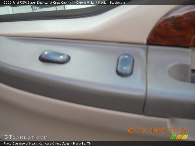 Oxford White / Medium Parchment 2000 Ford F350 Super Duty Lariat Crew Cab 4x4