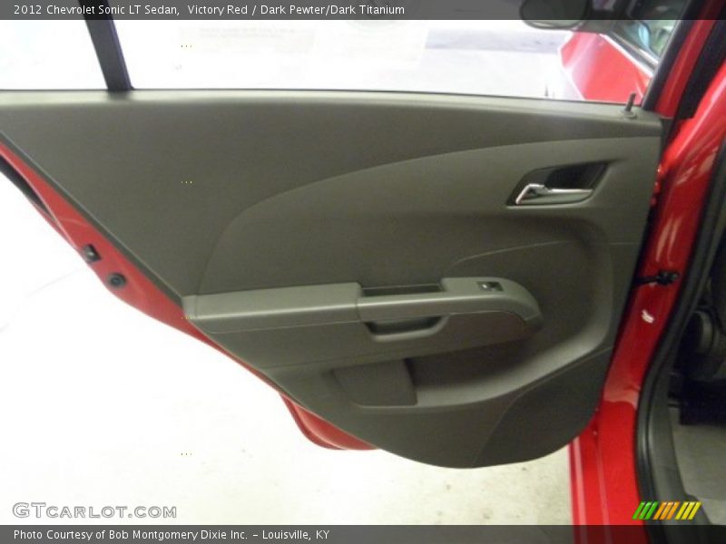 Victory Red / Dark Pewter/Dark Titanium 2012 Chevrolet Sonic LT Sedan