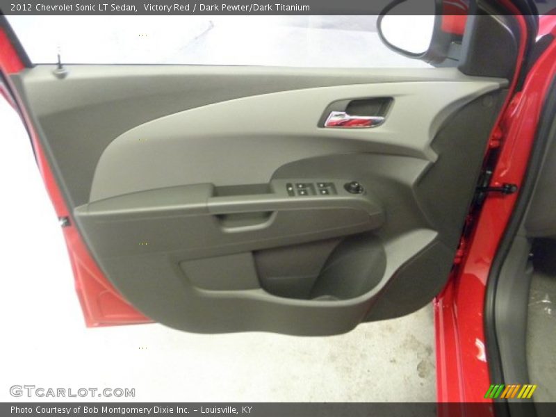 Victory Red / Dark Pewter/Dark Titanium 2012 Chevrolet Sonic LT Sedan