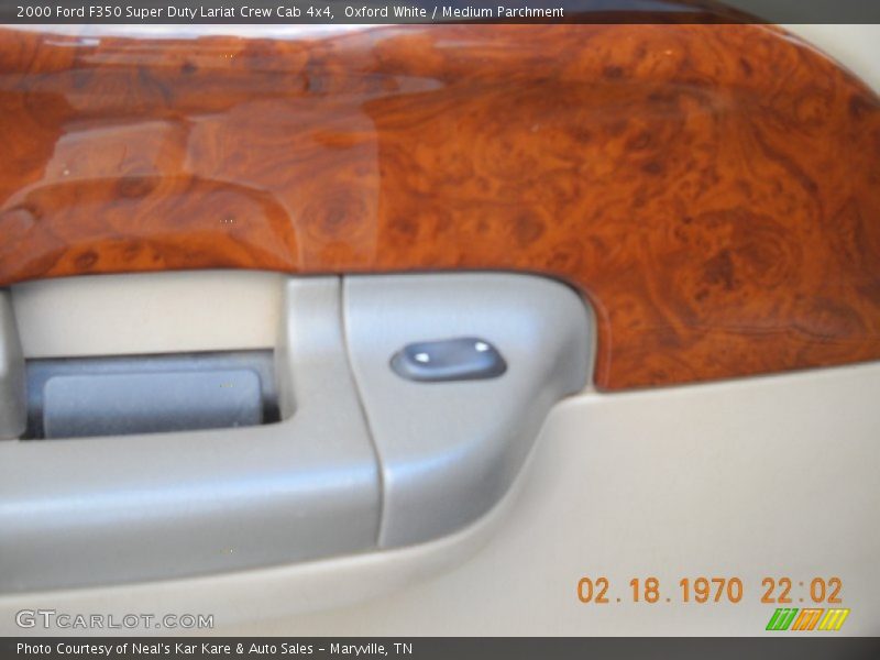 Oxford White / Medium Parchment 2000 Ford F350 Super Duty Lariat Crew Cab 4x4