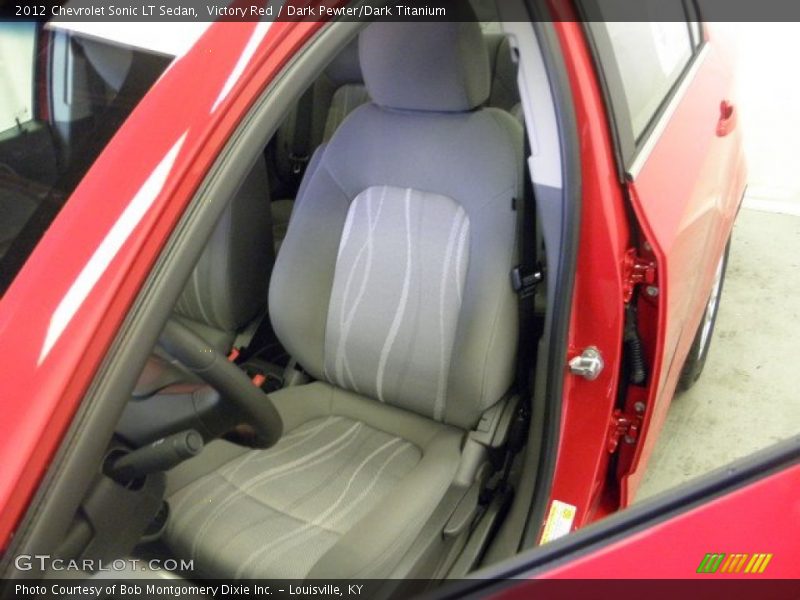 Victory Red / Dark Pewter/Dark Titanium 2012 Chevrolet Sonic LT Sedan