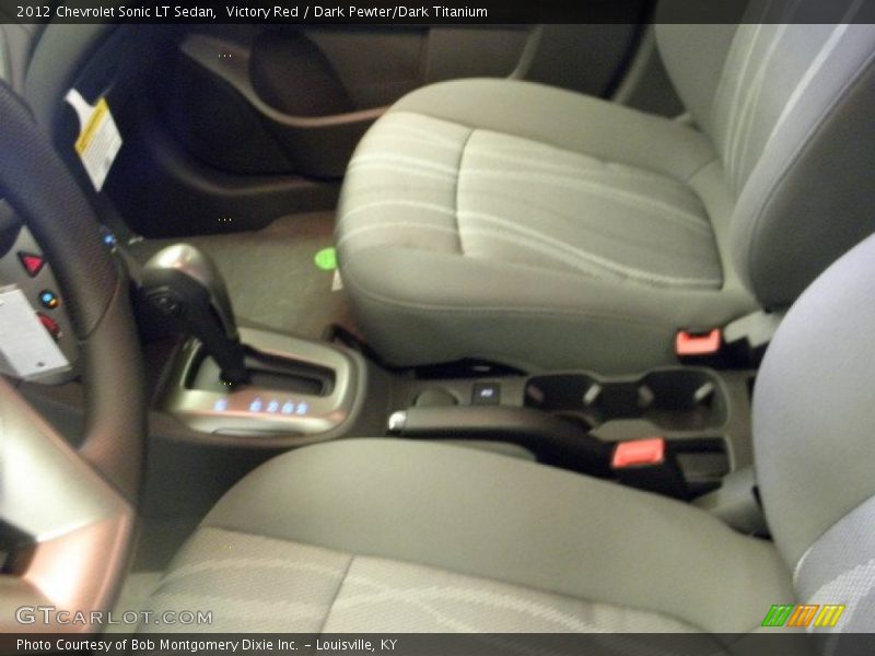 Victory Red / Dark Pewter/Dark Titanium 2012 Chevrolet Sonic LT Sedan