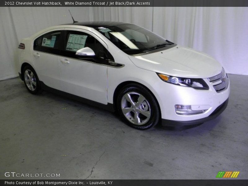 White Diamond Tricoat / Jet Black/Dark Accents 2012 Chevrolet Volt Hatchback