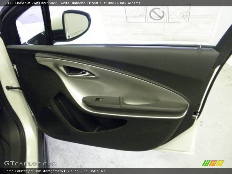 White Diamond Tricoat / Jet Black/Dark Accents 2012 Chevrolet Volt Hatchback