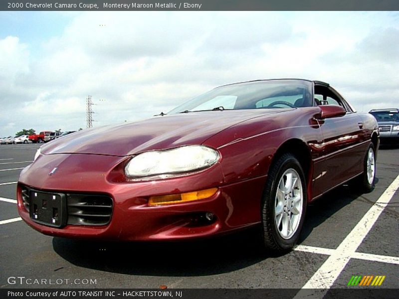 Monterey Maroon Metallic / Ebony 2000 Chevrolet Camaro Coupe