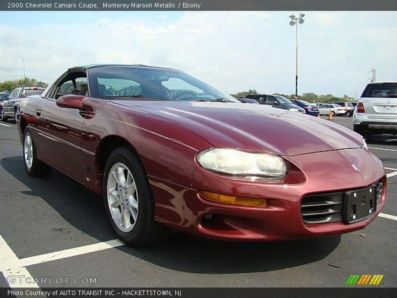 Monterey Maroon Metallic / Ebony 2000 Chevrolet Camaro Coupe