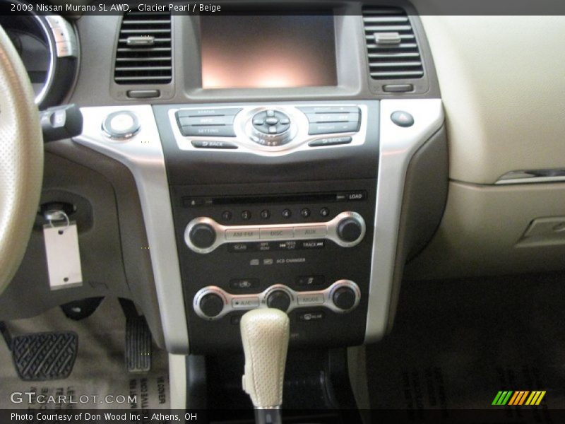 Glacier Pearl / Beige 2009 Nissan Murano SL AWD