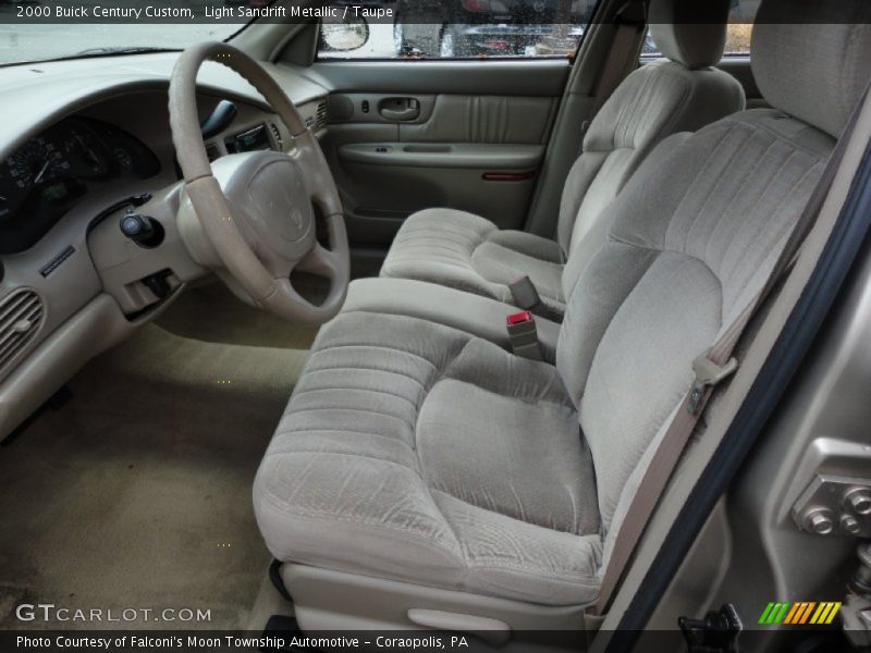 Light Sandrift Metallic / Taupe 2000 Buick Century Custom