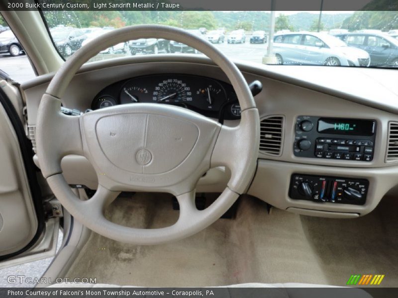 Light Sandrift Metallic / Taupe 2000 Buick Century Custom