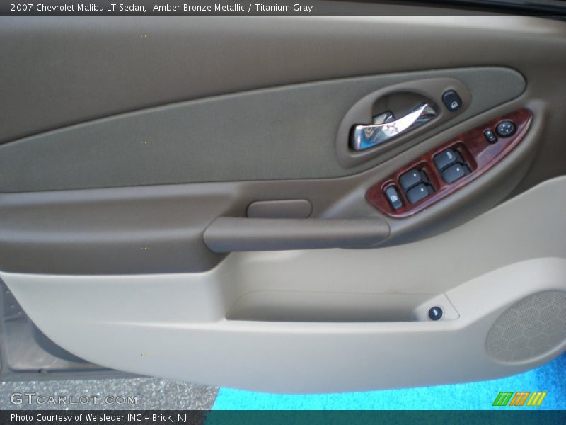 Amber Bronze Metallic / Titanium Gray 2007 Chevrolet Malibu LT Sedan