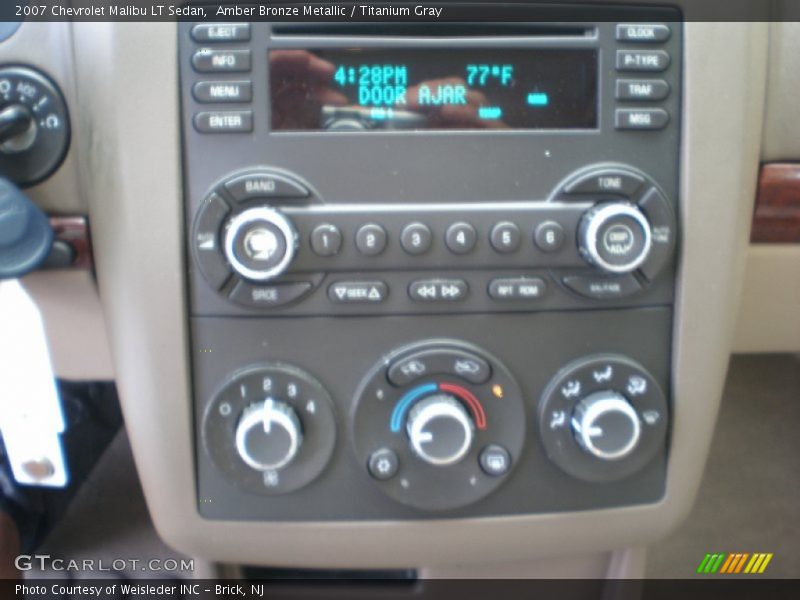 Amber Bronze Metallic / Titanium Gray 2007 Chevrolet Malibu LT Sedan