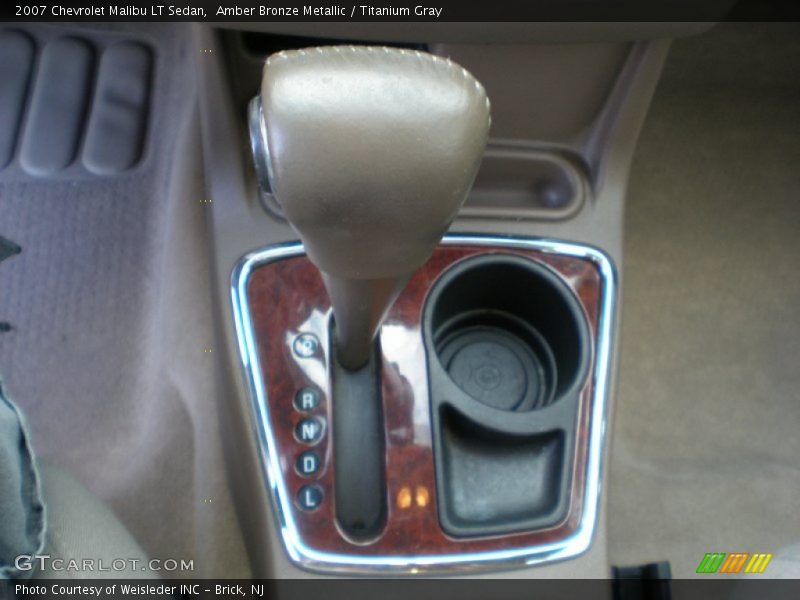 Amber Bronze Metallic / Titanium Gray 2007 Chevrolet Malibu LT Sedan