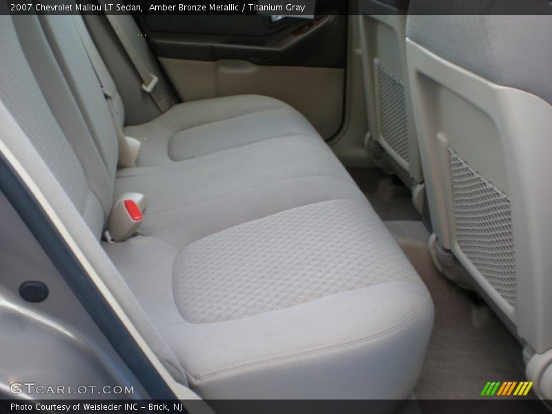 Amber Bronze Metallic / Titanium Gray 2007 Chevrolet Malibu LT Sedan