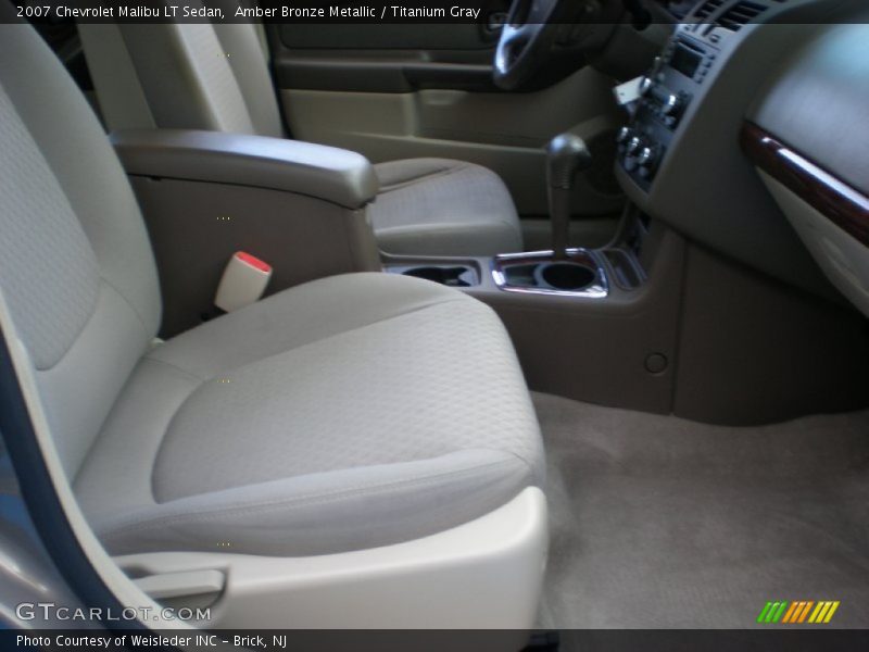 Amber Bronze Metallic / Titanium Gray 2007 Chevrolet Malibu LT Sedan