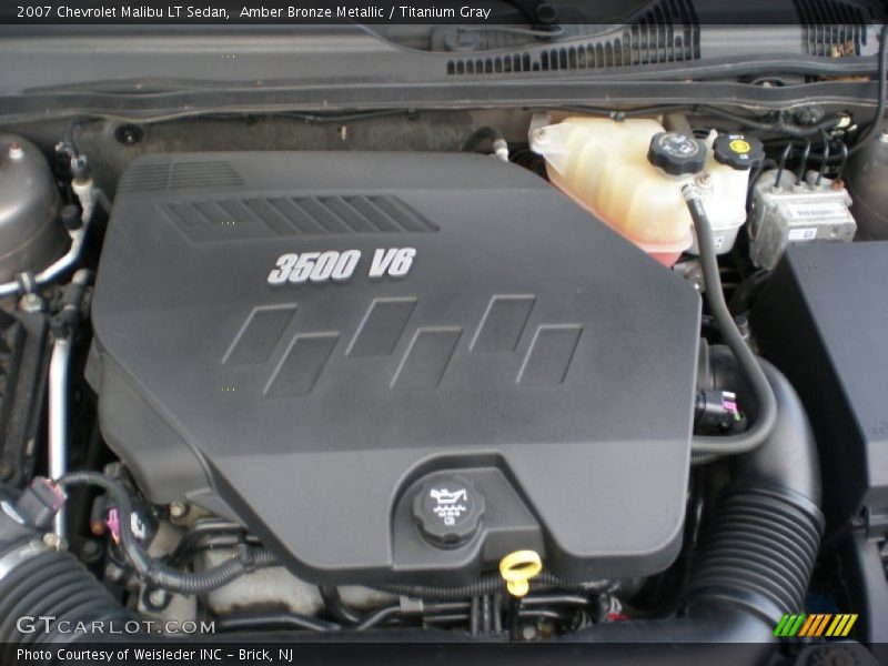 Amber Bronze Metallic / Titanium Gray 2007 Chevrolet Malibu LT Sedan