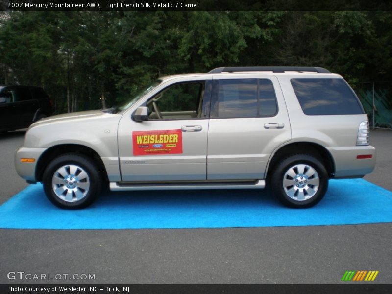 Light French Silk Metallic / Camel 2007 Mercury Mountaineer AWD