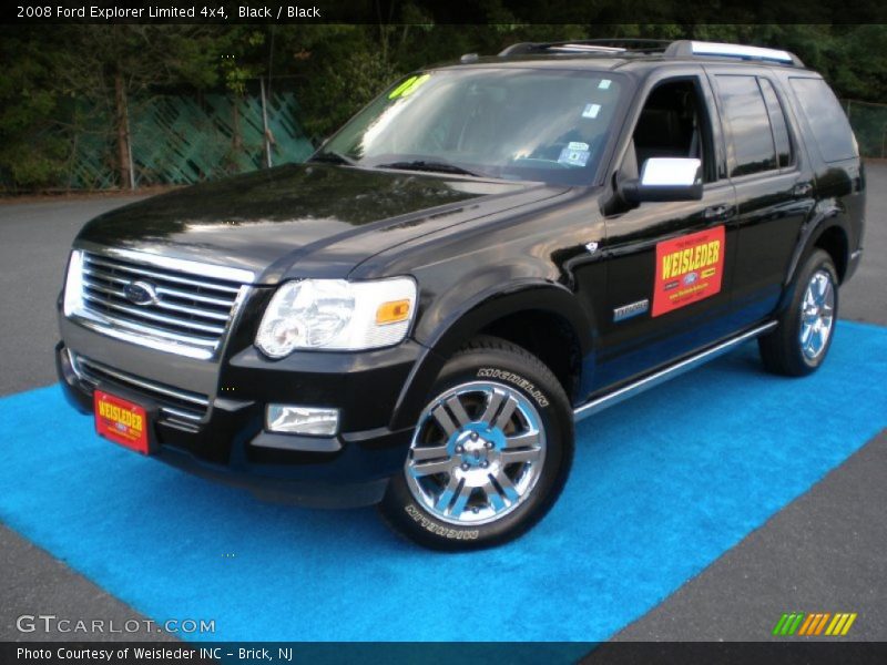 Black / Black 2008 Ford Explorer Limited 4x4